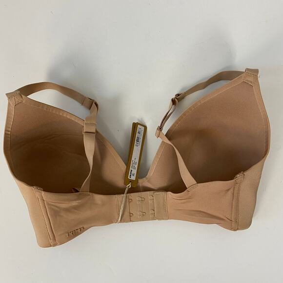 Skims Wireless Form T-Shirt Demi Bra Clay‎ Lightly Lined Foam Pads Size 32DDD - Picture 4 of 8
